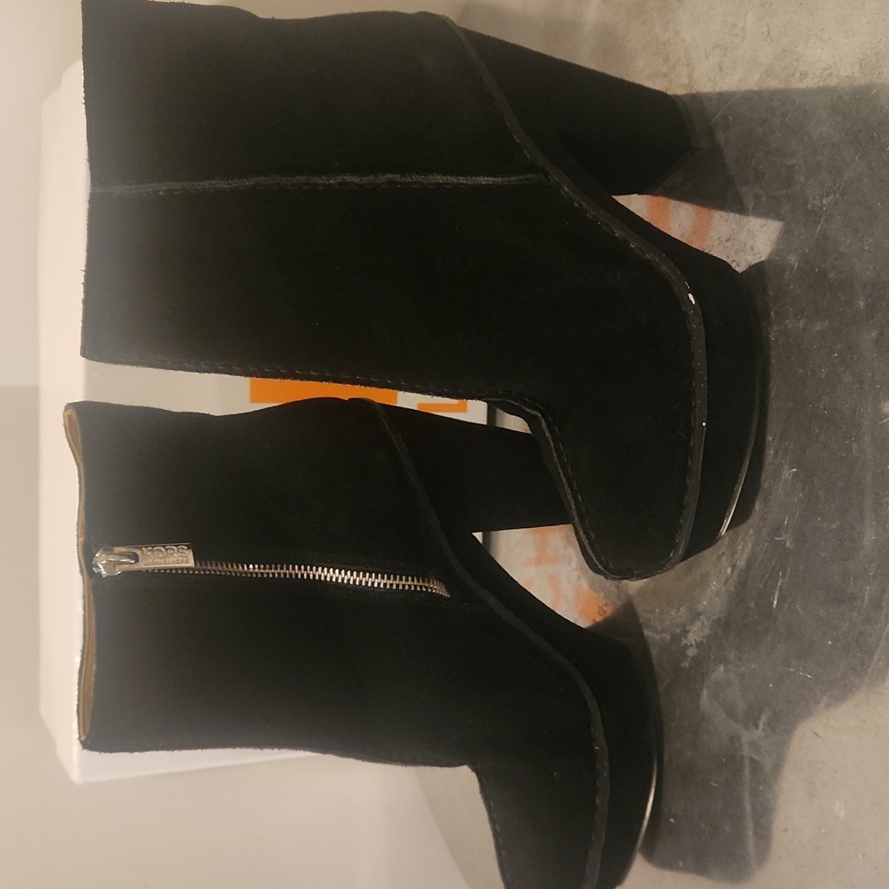 Black Suede Ankle Boots